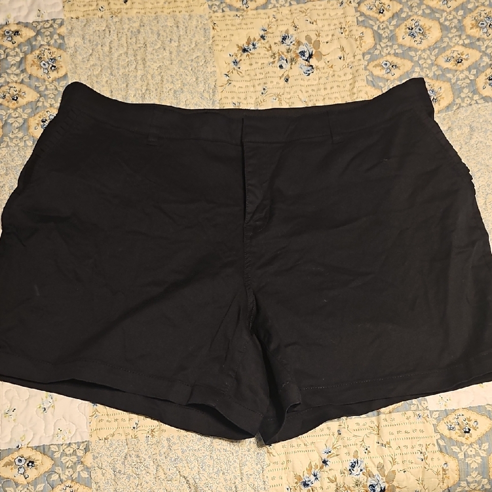 Lane Bryant Black  Shorts